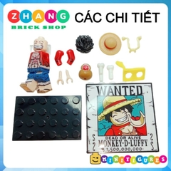Đồ chơi xếp hình One Piece thuyền trưởng Luffy trong Đảo hải tặc lắp ráp Minifigures DY601 DY602