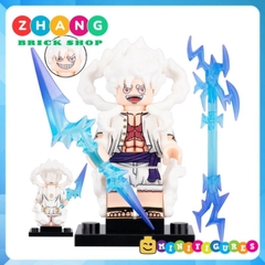 Đồ chơi xếp hình One Piece Luffy nika Silvers Rayleigh Ace Yamato Sabo Nefertari D Vivi Carrot Sanji Minifigures WM6189