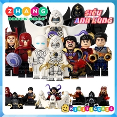 Đồ chơi xếp hình Moon Knight - Wanda - Doctor Strange - Magneto - Wenwu - Shangchi Minifigures TV6208