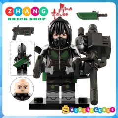 Đồ chơi xếp hình Monster No 8 trong anime kaiju 8 gou manga Kafka Minifigures WM6197