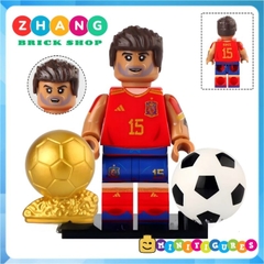 Đồ chơi xếp hình cầu thủ bóng đá vua phá lưới các ngôi sao Minifigures TV6504