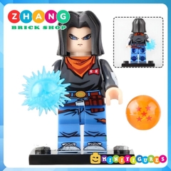 Đồ chơi xếp hình Dragon Ball Krillin  - Tien Shinhan Yamcha Son Gohan Son Goku Android 17 Minifigures WM6180