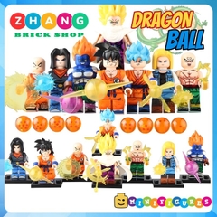 Đồ chơi xếp hình Dragon Ball Krillin  - Tien Shinhan Yamcha Son Gohan Son Goku Android 17 Minifigures WM6180