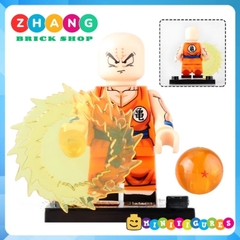 Đồ chơi xếp hình Dragon Ball Krillin  - Tien Shinhan Yamcha Son Gohan Son Goku Android 17 Minifigures WM6180