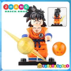 Đồ chơi xếp hình Dragon Ball Krillin  - Tien Shinhan Yamcha Son Gohan Son Goku Android 17 Minifigures WM6180