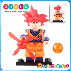 Đồ chơi xếp hình Dragon Ball Android 18 - Android 17 - Vegeta - Jiren - Son goku Kefla - Hitto Zamasu minifigures WM6181