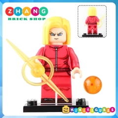 Đồ chơi xếp hình Dragon Ball Android 18 - Android 17 - Vegeta - Jiren - Son goku Kefla - Hitto Zamasu minifigures WM6181