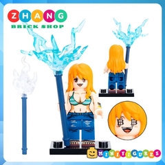 Đồ chơi xếp hình One Piece Luffy - Tony Chopper - Sanji - Nami- Zoro - Brook Nico Usopp đảo hải tặc Minifigures WM6191