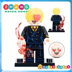 Đồ chơi xếp hình One Piece Luffy - Tony Chopper - Sanji - Nami- Zoro - Brook Nico Usopp đảo hải tặc Minifigures WM6191