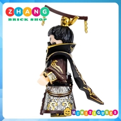 Đồ chơi xếp hình Tam quốc Tôn Quyền Đông Ngô Sun Quan trang trí bánh sinh nhật Minifigures