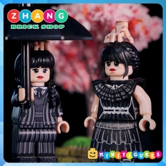 Đồ chơi xếp hình Wednesday phim kinh dị Zhang Brick Shop Minifigures WM2574 WM2575