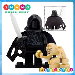 Đồ chơi xếp hình the lord of the ring Goblin Ringwraith Witch King Sauren Frodo Merry Sam Peregrin Minifigures TV6401