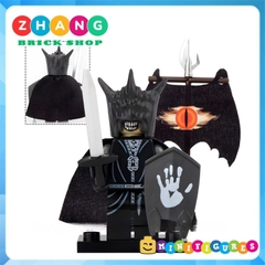 Đồ chơi xếp hình the lord of the ring Goblin Ringwraith Witch King Sauren Frodo Merry Sam Peregrin Minifigures TV6401