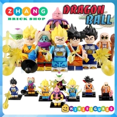 Đồ chơi xếp hình Dragon Ball Son Goku Vegeta Majin Buu Piccolo Pagi Roshi Zhang Brick Shop Minifigures WM6183