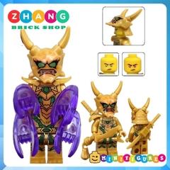Đồ chơi xếp hình Ninjago mặt quỷ Oni Lloyd Oni Garmadon Zhang Brick Shop Minifigures