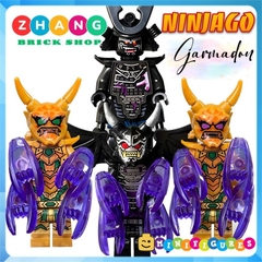 Đồ chơi xếp hình Ninjago mặt quỷ Oni Lloyd Oni Garmadon Zhang Brick Shop Minifigures