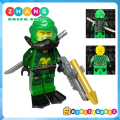 Đồ chơi lắp ráp Ninjago Season 14 Seabound Kai Cole Jay Zane Lloyd Nya Scuba đồ lặn Minifigures Zhang Brick Shop