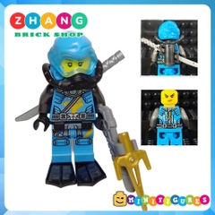 Đồ chơi lắp ráp Ninjago Season 14 Seabound Kai Cole Jay Zane Lloyd Nya Scuba đồ lặn Minifigures Zhang Brick Shop