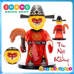 Đồ chơi xếp hình Tây Du Ký Tôn ngộ không Bạch long vương kim ngân giác đại vương tể tướng rùa Minifigures Bekool 3031C