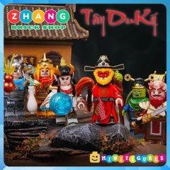 Đồ chơi xếp hình Tây Du Ký Tôn ngộ không Bạch long vương kim ngân giác đại vương tể tướng rùa Minifigures Bekool 3031C