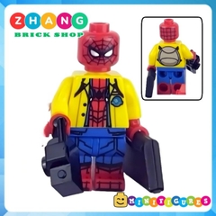 Đồ chơi xếp hình người nhện Spider man Venom Carnage Miles Morales Superior Iron Spider Minifigures SY127