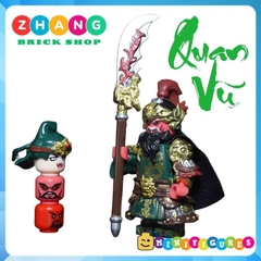 Đồ chơi xếp hình Quan Vũ Quan Vân Trường trong Tam Quốc Diễn Nghĩa Three Kingdom Minifigures