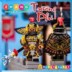 Đồ chơi xếp hình Trương Phi ngũ hổ tướng trong Tam Quốc Diễn Nghĩa Three Kingdom Minifigures