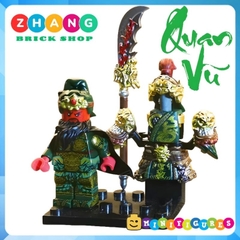Đồ chơi xếp hình Quan Vũ Quan Vân Trường trong Tam Quốc Diễn Nghĩa Three Kingdom Minifigures
