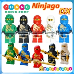 Đồ chơi xếp hình Ninjago DX Kai Cole Jay Zane Lloyd Minifigures Jinrun DX
