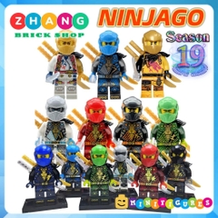 Đồ chơi lắp ráp Ninjago Season 19 Lost Slaves Kai Cole Jay Zane Nya Arin Lloyd Minifigures Zhang Brick Shop