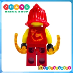 Đồ chơi lắp ráp Ninjago Season 19 the Elemental Master of Heat Wyldfyre bậc thầy nguyên tố nhiệt Minifigures
