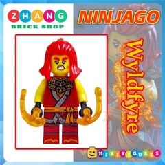 Đồ chơi lắp ráp Ninjago Season 19 the Elemental Master of Heat Wyldfyre bậc thầy nguyên tố nhiệt Minifigures