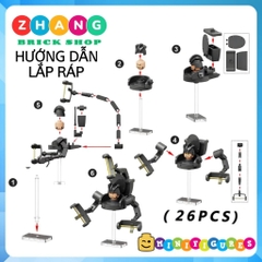 Đồ chơi lắp ráp Skibidi Toilet Detainer Astro Toilet 2.0 Minifigures K2184 KDL825 [Zhang Brick Shop]