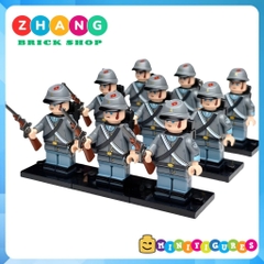 Đồ chơi lắp ráp Lính Mỹ nội chiến Hoa Kỳ American Civil War Minifigures N401 N402 [Zhang Brick Shop]