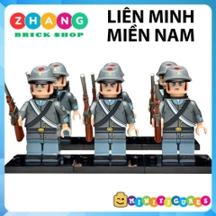 Đồ chơi lắp ráp Lính Mỹ nội chiến Hoa Kỳ American Civil War Minifigures N401 N402 [Zhang Brick Shop]