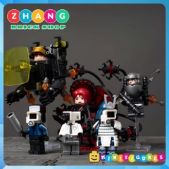 Đồ chơi lắp ráp Skibidi Toilet Samurai Cameraman Minifigures KDL838 [Zhang Brick Shop]
