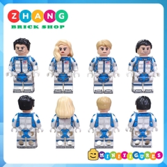 Đồ chơi lắp ráp Fantastic 4 phi hành gia Richards Susan Storm Johnny Storm Ben Grimm Minifigures G0147 Zhang Brick Shop