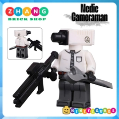 Đồ chơi lắp ráp Skibidi Toilet Samurai Cameraman Minifigures KDL838 [Zhang Brick Shop]