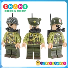 Đồ chơi lắp ráp Chiến tranh Triều Tiên 1950 Korean War Bộ binh Mỹ Minifigures 71020 [Zhang Brick Shop]