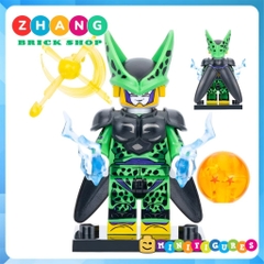 Đồ chơi lắp ráp Dragon Ball Majin Buu Perfect Cell Son Gohan Gotenks Vegetto Trunks Vegeta Son Goku Minifigures WM6182