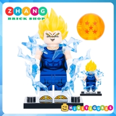 Đồ chơi lắp ráp Dragon Ball Majin Buu Perfect Cell Son Gohan Gotenks Vegetto Trunks Vegeta Son Goku Minifigures WM6182
