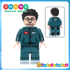 Đồ chơi lắp ráp Trò chơi con mực Squid game Seong Gi Hun Lee Myung gi Minifigures KDL842 Zhang Brick Shop