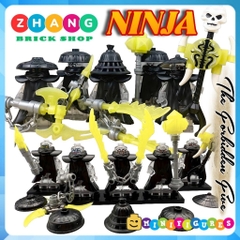 Đồ chơi lắp ráp Ninja Forbidden Five Kur Rox Zarkt Drix Nokt Minifigures RT8006 Zhang Brick Shop