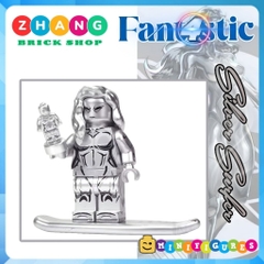 Đồ chơi lắp ráp Silver Surfer trong siêu anh hùng Fantastic four Minifigures TV6214 TV1117 Zhang Brick Shop