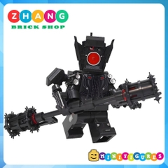 Đồ chơi lắp ráp Large Speakerman trong Skibidi Toilet Minifigures KDL846 K2299 Zhang Brick Shop