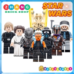 Đồ chơi lắp ráp Star Wars Arf Leia Huyang Sabine Wren Luke Skywalker Marrok Ahsoka Tano Rebel Minifigures KDL843