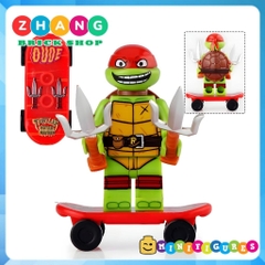 Đồ chơi lắp ráp Ninja rùa Mutant Ninja Turtles Donztello - Leonardo - Raphael - Michel Angelo Minifigures KDL817