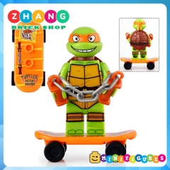 Đồ chơi lắp ráp Ninja rùa Mutant Ninja Turtles Donztello - Leonardo - Raphael - Michel Angelo Minifigures KDL817