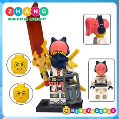 Đồ chơi lắp giáp ninjago Dragons Rising 4 Kai Cole Lloyd Nya Zane Wu Sora Arin Minifigures Zhang Brick Shop