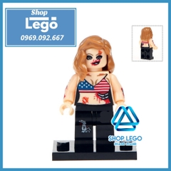 Xếp hình Jason - Ghostface - Jason - Freddy - Michael Myers - Zombie girl - Jigsaw Lego Minifigures WM6003